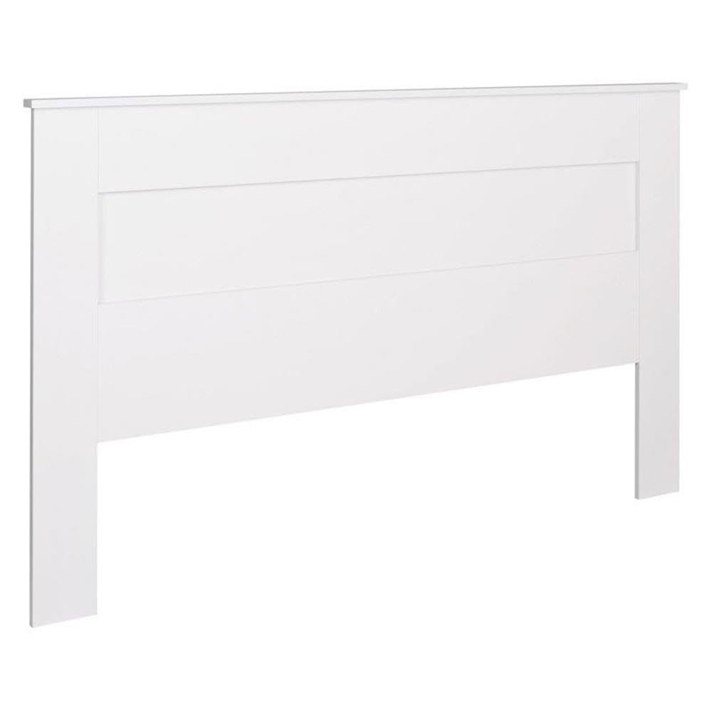 Prepac Stylish Flat Wood Panel Headboard for King Size Beds, Simplistic Wooden King Headboard 2.25 D x 81 W x 48 H, White, WHFK-