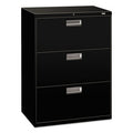 600 Series 30W 3-Drawer File Finish: Black
