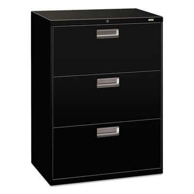 600 Series 30W 3-Drawer File Finish: Black