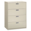 600 Series 4-Drawer File Finish: Light Gray