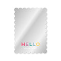Canopy Street Hello Beautiful Magnetic Locker Mirror/Stylish Locker D  cor/Shatterproof 4 3/4 x 6 3/4 Locker Accessory/Back to S