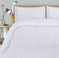 Utopia Bedding All Season White Comforter Set with 2 Pillow Cases, 3 Piece Soft Brushed Microfiber Kids Bedding Set for Boys/Gir