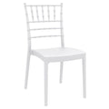 Compamia Josephine Patio Dining Chair in White (Set of 2)