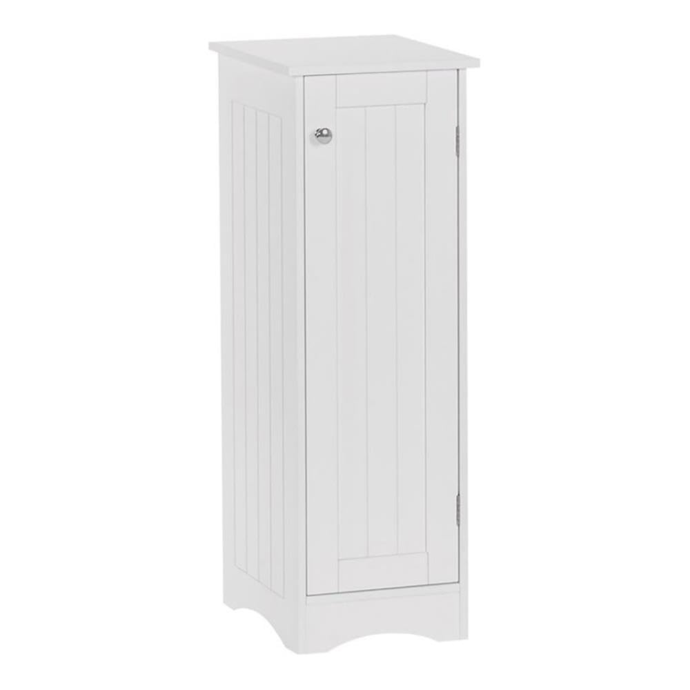 RiverRidge Ashland Slim Linen Cabinet - White - Narrow Storage Cabinet for Bathroom Slim Storage with 2 Adjustable Shelves - Sto