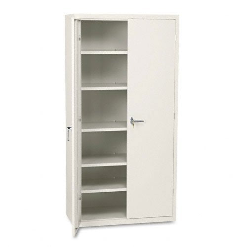 HON Steel Storage Cabinets-Storage Cabinet, 5 Shelves, 36x18-1/4x71-3/4, Putty