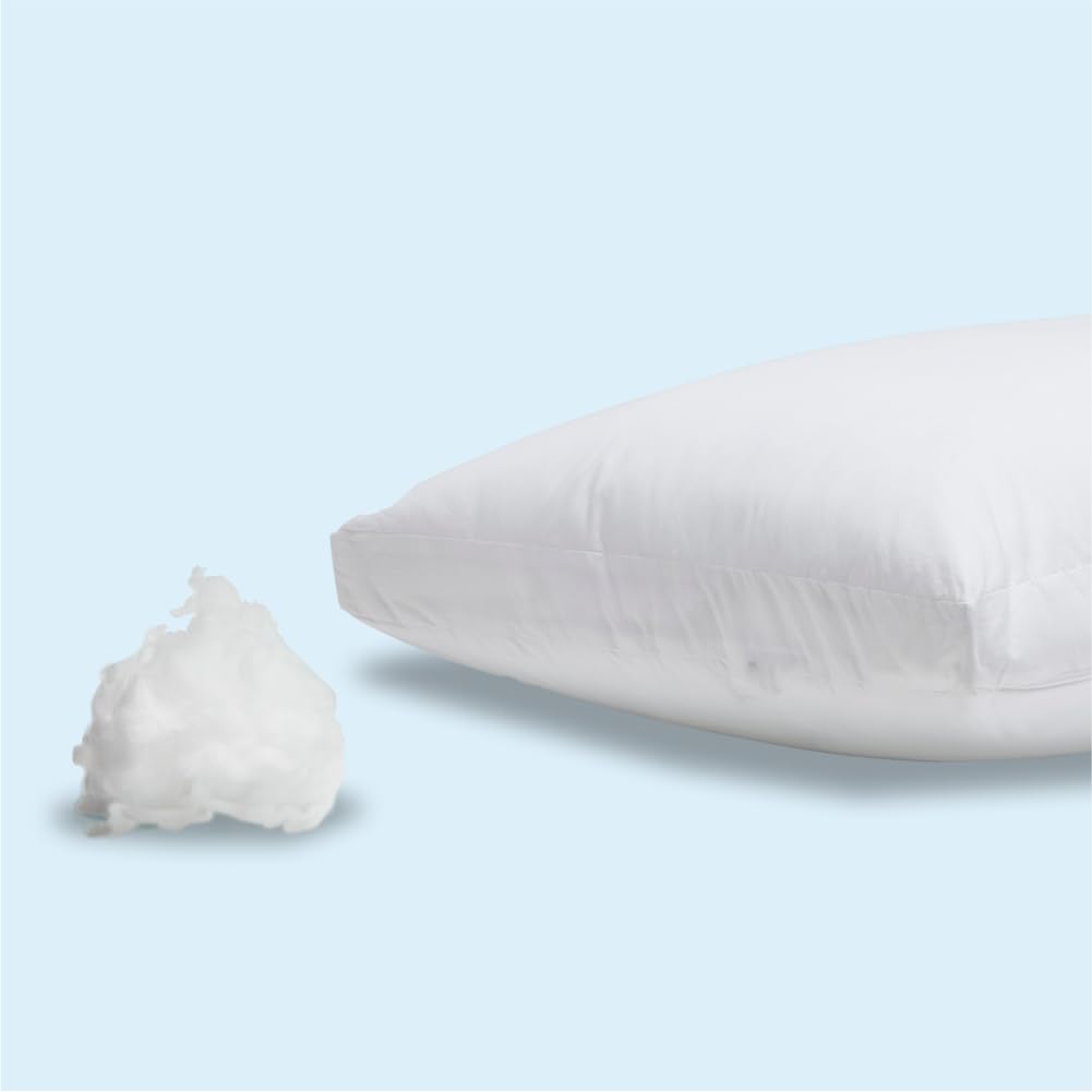Casper Essential Pillow for Sleeping, Standard, White, Two Pack