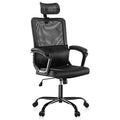 Ergonomic High Back Office Chair - Breathable Mesh Office Chair with Adjustable Headrest and Lumbar Support, Executive Chair wit