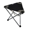 Travel Chair Big Slacker Stool, Portable Tripod Chair for Outdoor Adventures, Quick Folding Fishing Camping Travel Stool, Black 