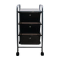 3 Drawer Organizer, Smoke-colored Drawers