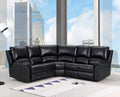 80 X 80 X 39 Black  Sectional