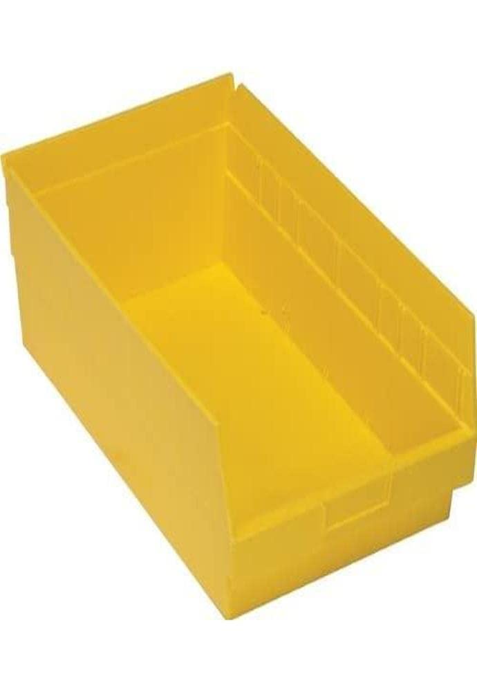 Quantum QSB210YL Store-More 6 Shelf Bin (11-7/8 x 11-1/8 x 6) - [Set of 8]