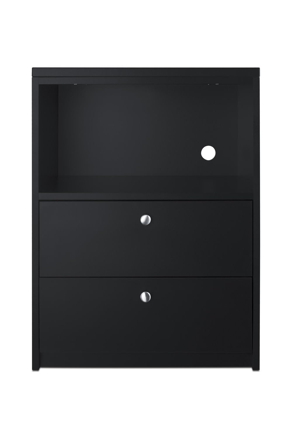 Summit Appliance CWM2ADA 2-Drawer Microwave Cabinet, Black; ADA Compliant Height; 2 Slide-Out Drawers; 12.5 H x 24.5 W Opening; 