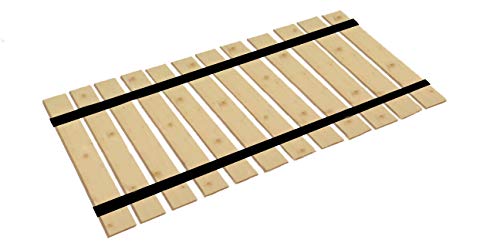 The Furniture cove King Size Bed Slats for Specialty Bed Types - custom Width with Thick Black Strapping - Help Support Your Mat
