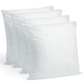 Hometex Canada Pillow Insert 15 x 15 Polyester Filled Standard Cover (4 Pack)