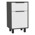 TUHOME Kaia Z Nightstand Engineered Wood Nightstands in Multi-Color