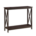 Convenience Concepts Oxford Console Table 39.5 - Sofa Table with Storage Shelf, Transitional Entryway Hall Table for Living Room
