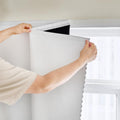 AJAZZ self Adhesive Portable 100% Blackout Curtains Simple and Easy to installBedroom Window Thermal Lnsulated Kitchen Room Dark
