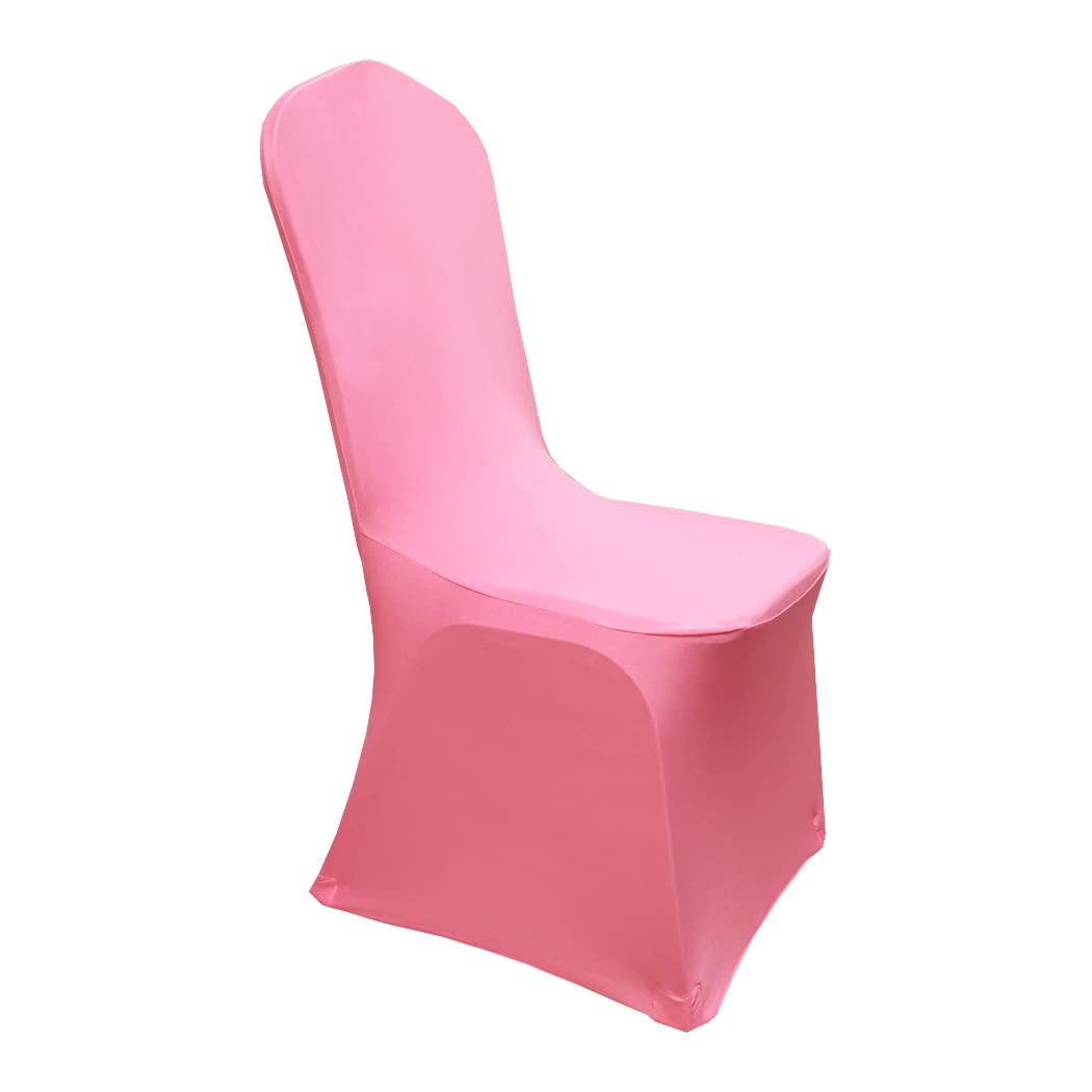 iEventStar Spandex Dining Chair Cover Covers Slipcover for Wedding Banquet (Light Pink)