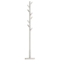 VASAGLE Solid Wood Coat Rack, Free Standing Hall Coat Tree with 8 Hooks, 3 Height Options, for Coats, Hats, Bags, Purses, for En