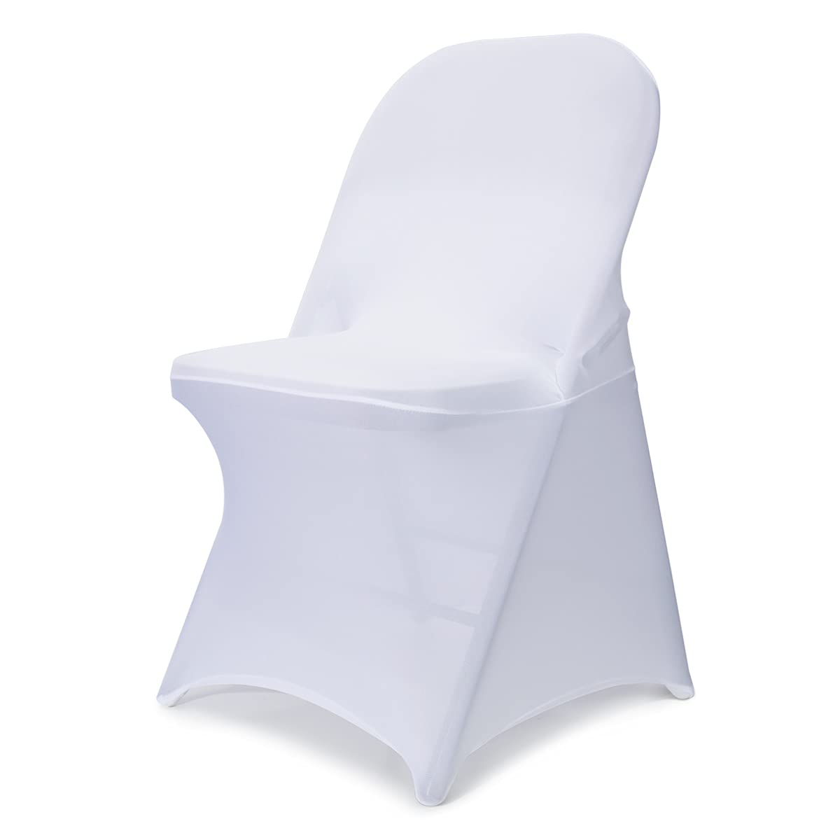 Babenest 100PCS Spandex Folding Chair Covers, Upgraded Universal Stretch Washable Fitted Chair Slipcovers Protector for Wedding,