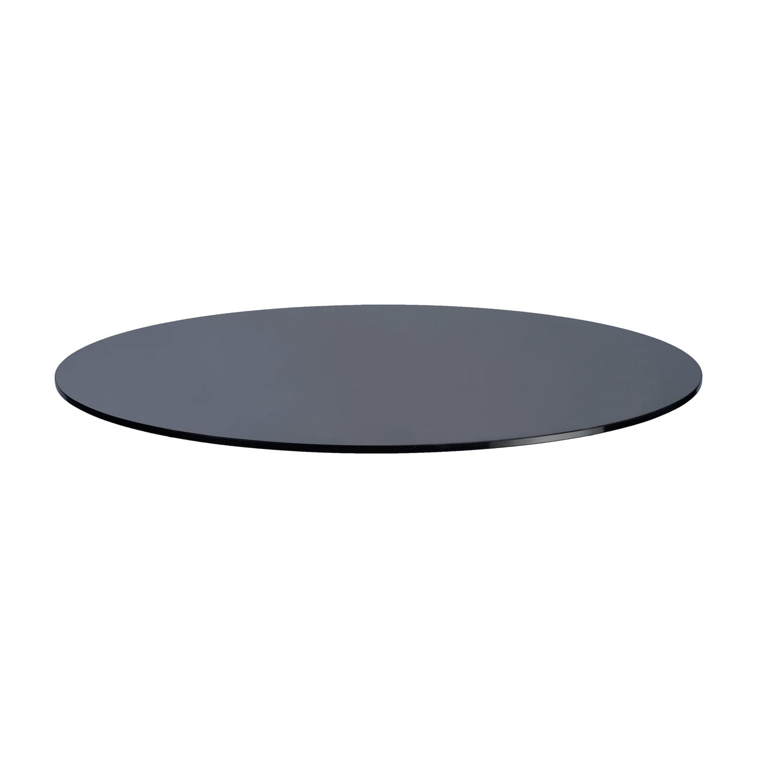 Spancraft Round Grey Tempered Glass 1/2 Thick Table Top (24)