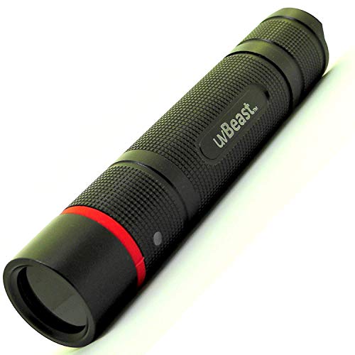 uvBeast New V3 365nm Mini - Black Light UV Flashlight - HIgH Definition Ultraviolet - Professional grade HIgH Power Upgraded LED