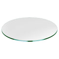 Dulles Glass 23 Round Glass Table Top - Tempered- 1/4 Thick - Flat Polished Glass