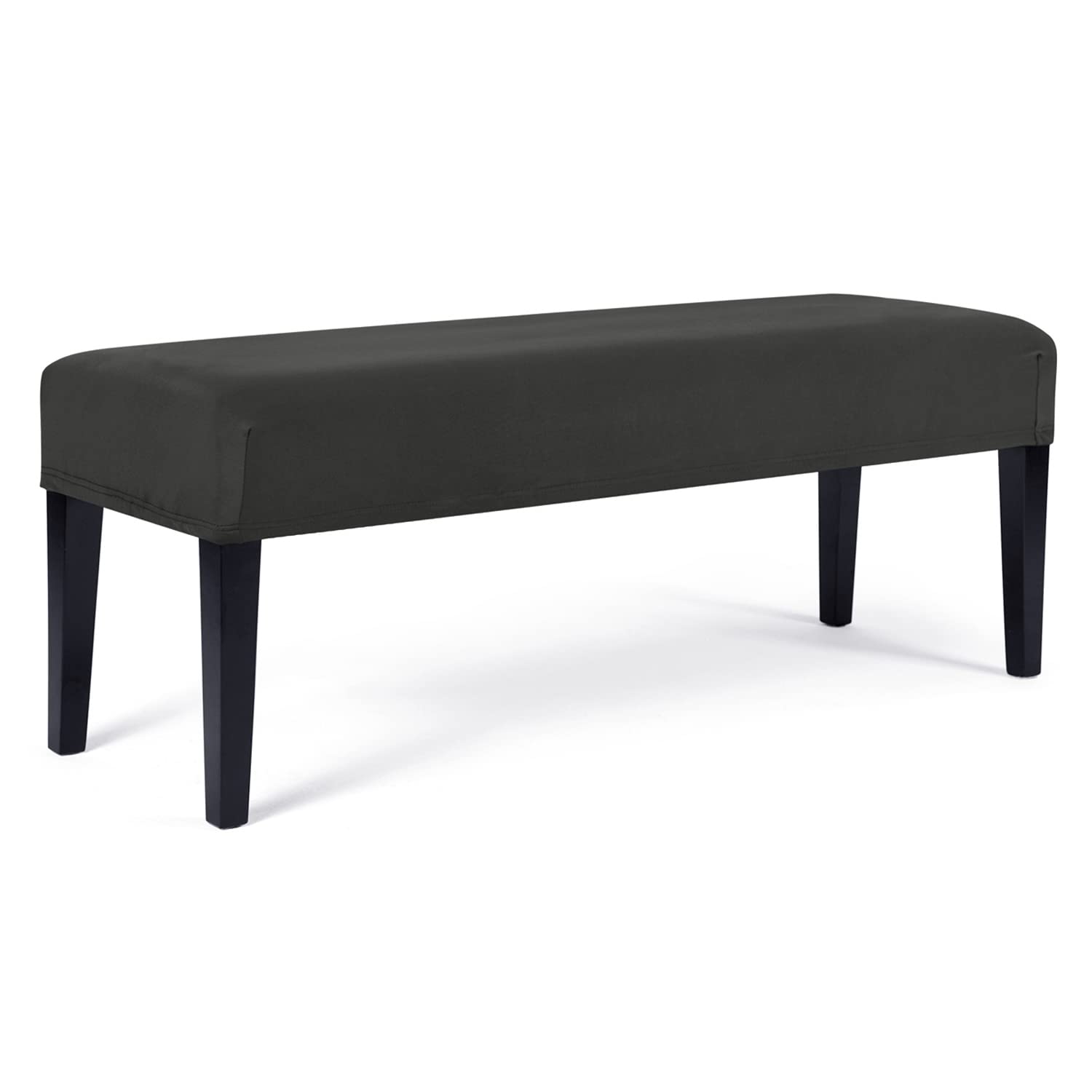 WOMACO Dining Room Bench Covers Stretch Spandex Upholstered Bench Seat Cushion Slipcovers for Kitchen Dining Bench Seat Protecto