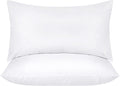 Utopia Bedding Throw Pillows Insert (Pack of 2, White) - 12 x 20 Inches Bed and Couch Pillows - Indoor Decorative Pillows