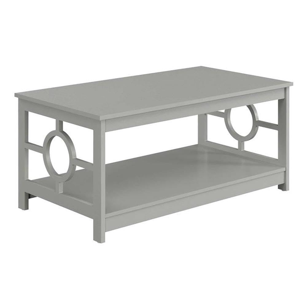 Convenience Concepts Ring Coffee Table, Gray