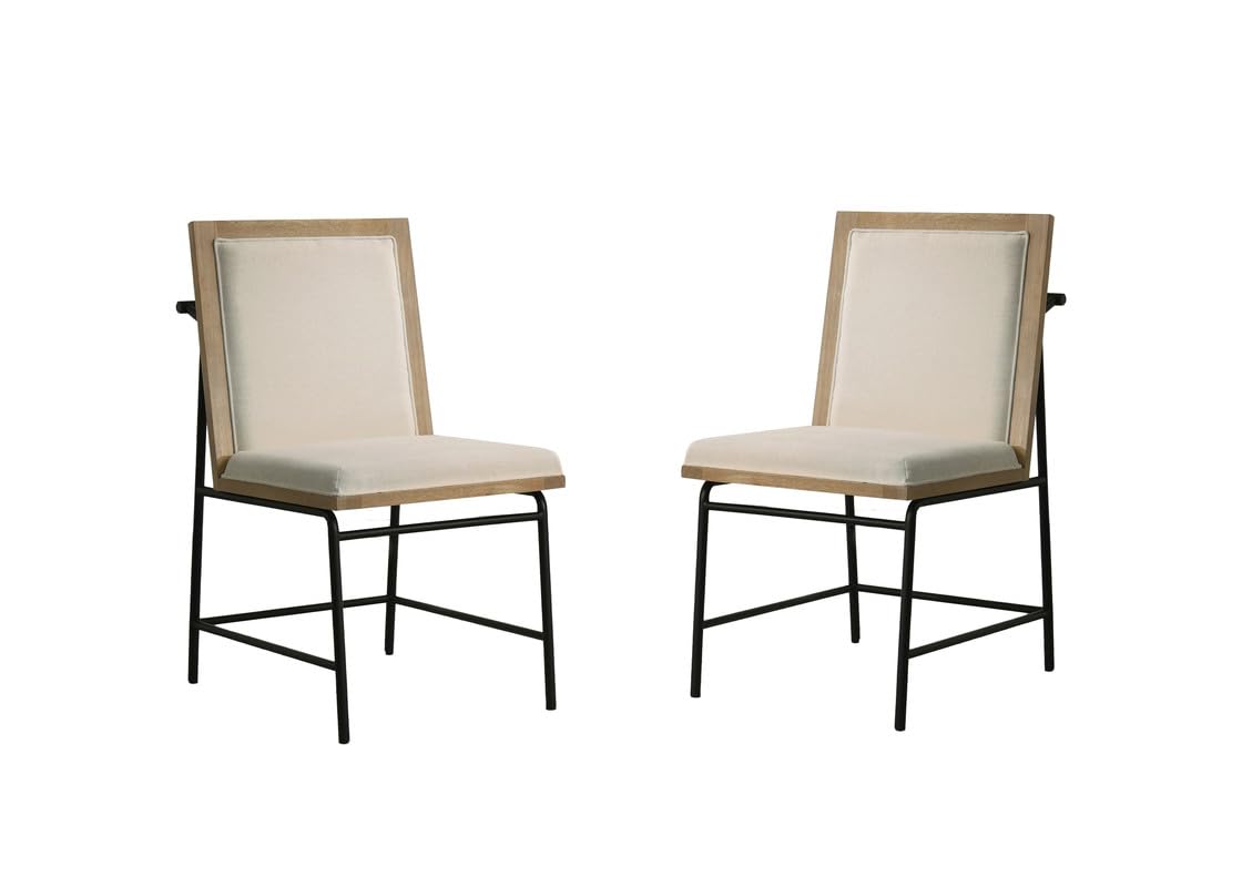 Torrance Set of 2 Oak Finish Dining Chairs