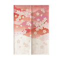 MYRU Japanese Flowers Door Curtain Japanese Noren Curtain Doorway Curtain Tapestry (Sakura-D,33 by 59 Inch)