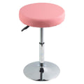 FURWOO Pink Short Shop Stool - Height Adjustable Swivel Chair Stool for Office,SPA,Salon,Manicure and Tattoo Stations Small