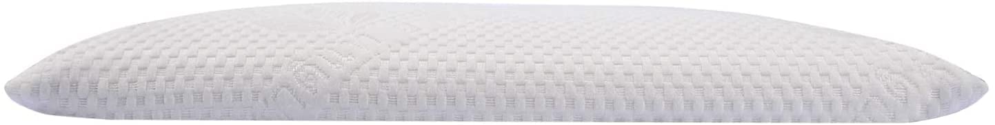 SUQ I OME Slim Sleeper -Thin Flat Latex Pillow for Sleeping,Low Profile Ultra Thin for Stomach, Back, or Side Sleepers 23x15.7x2