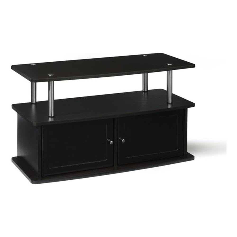 Convenience Concepts Designs2Go 40 inch TV Stand with 2 Storage Cabinets and Shelf, Espresso