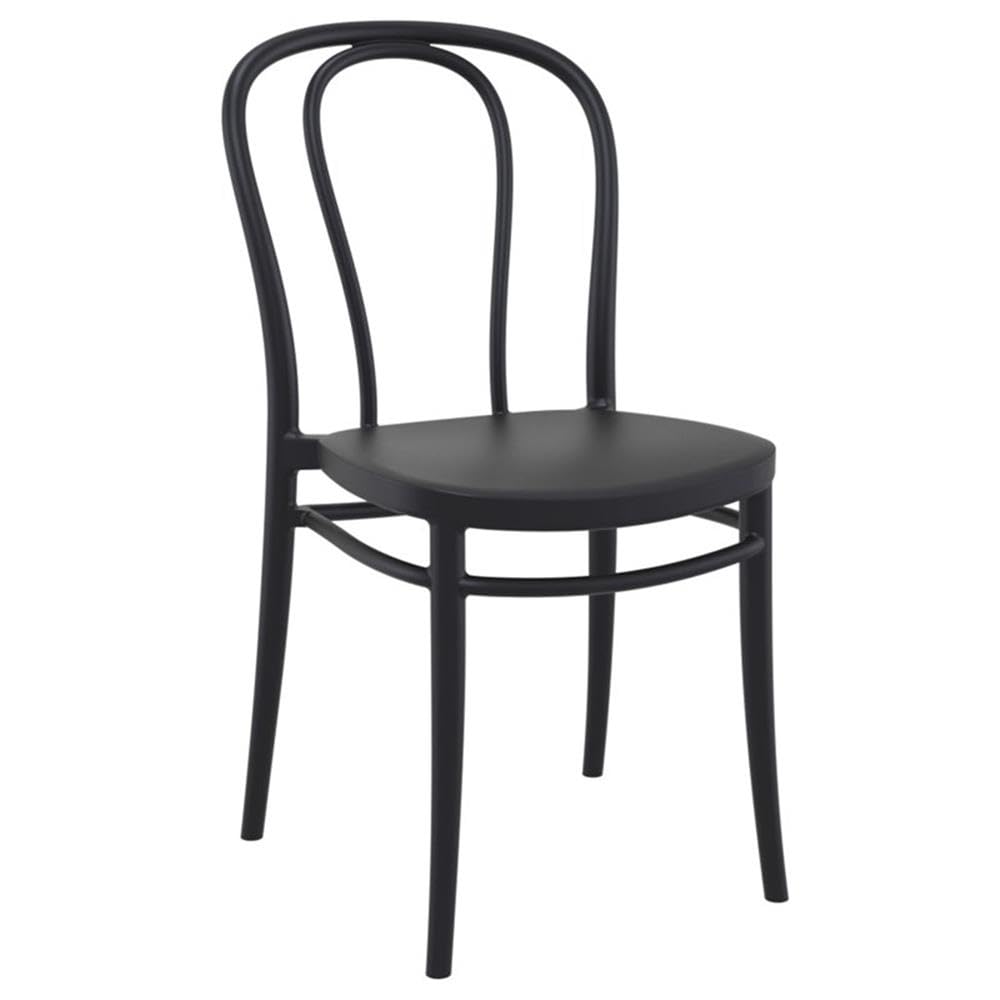 Compamia Victor Resin Outdoor Chair Black (Set of 2)