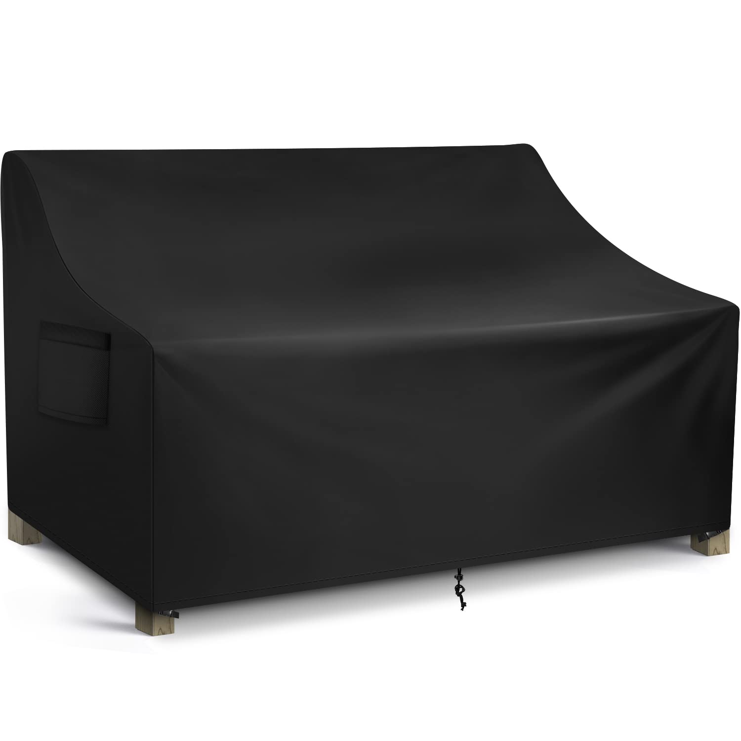 WLEAFJ Patio Sofa Cover Waterproof, 3-Seater Outdoor Sofa Cover, Heavy Duty Outdoor Couch Cover, Large Lawn Patio Furniture Cove