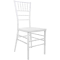 Flash Furniture Advantage White Resin Chiavari Chair