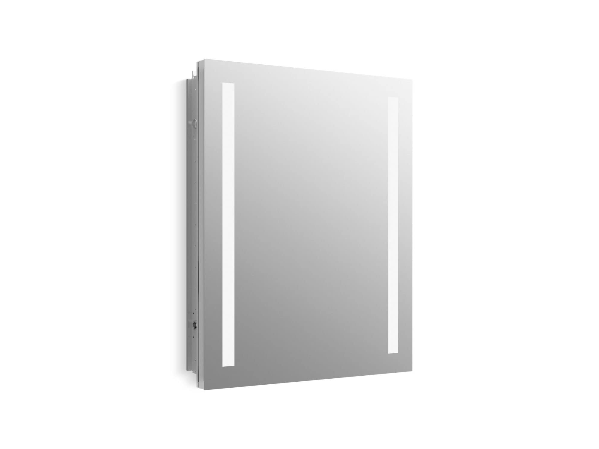 Kohler 99007-TLC-NA Verdera 24 W x 30 H Medicine Cabinet with Lights, Recessed or Surface Mount Bathroom Medicine Cabinet with M