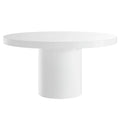 Modway EEI-4910-WHI Gratify 60 Round Dining Table, White