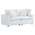 Modway EEI-5577-WHI Commix Sunbrella Outdoor Patio Loveseat, White