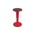 MooreCo 17-24 Plastic Hierarchy Height Adjustable Grow Tall Stool in Red