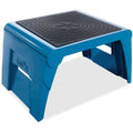 1-Step Plastic Folding Step Stool with 250 lb. Load Capacity Color: Blue