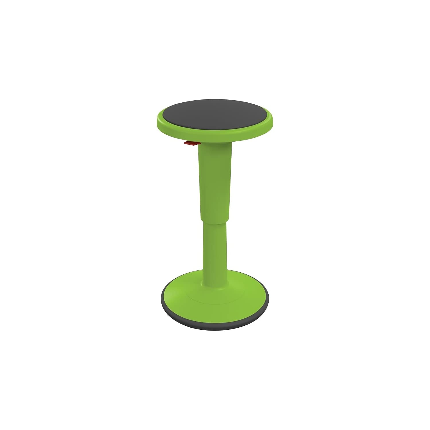 MooreCo 17-24 Plastic Hierarchy Height Adjustable Grow Tall Stool in Green