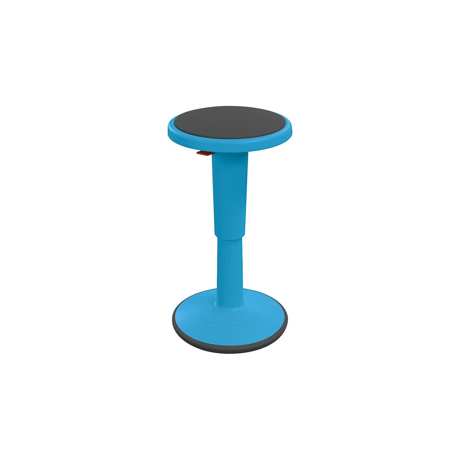 MooreCo 17-24 Plastic Hierarchy Height Adjustable Grow Tall Stool in Blue