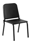 National Public Seating NPS 8200 Series 16 Modern Plastic Melody Music Chair in Textured Black