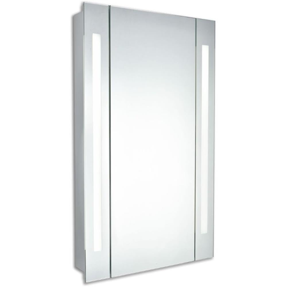 Elegant Decor Elixir 40 x 24 LED Medicine Cabinet in Silver Powder Coating