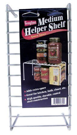 Grayline 40700 10-3/4 X 5-1/4 X 5-1/4 Medium White Helper Shelf