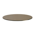 Spancraft Round Bronze Tempered Glass 1/2 Thick Table Top (24)