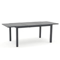 Soleil Jardin Aluminum Patio Extendable Dining Table, 59 - 83, Adjustable Indoor Outdoor Furniture Rectangle Table for 6-8 Perso